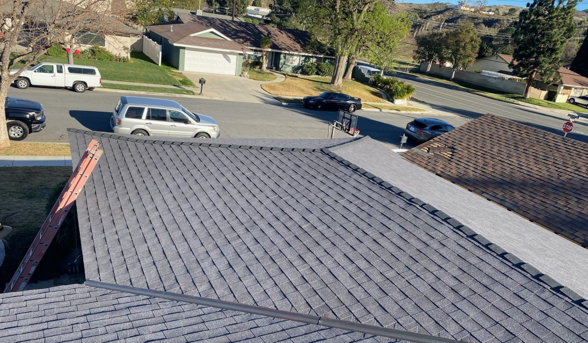 Storm damage roof repair