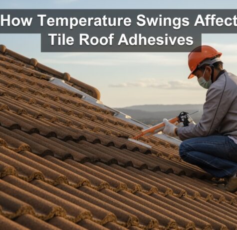 How Temperature Swings Affect Tile Roof Adhesives