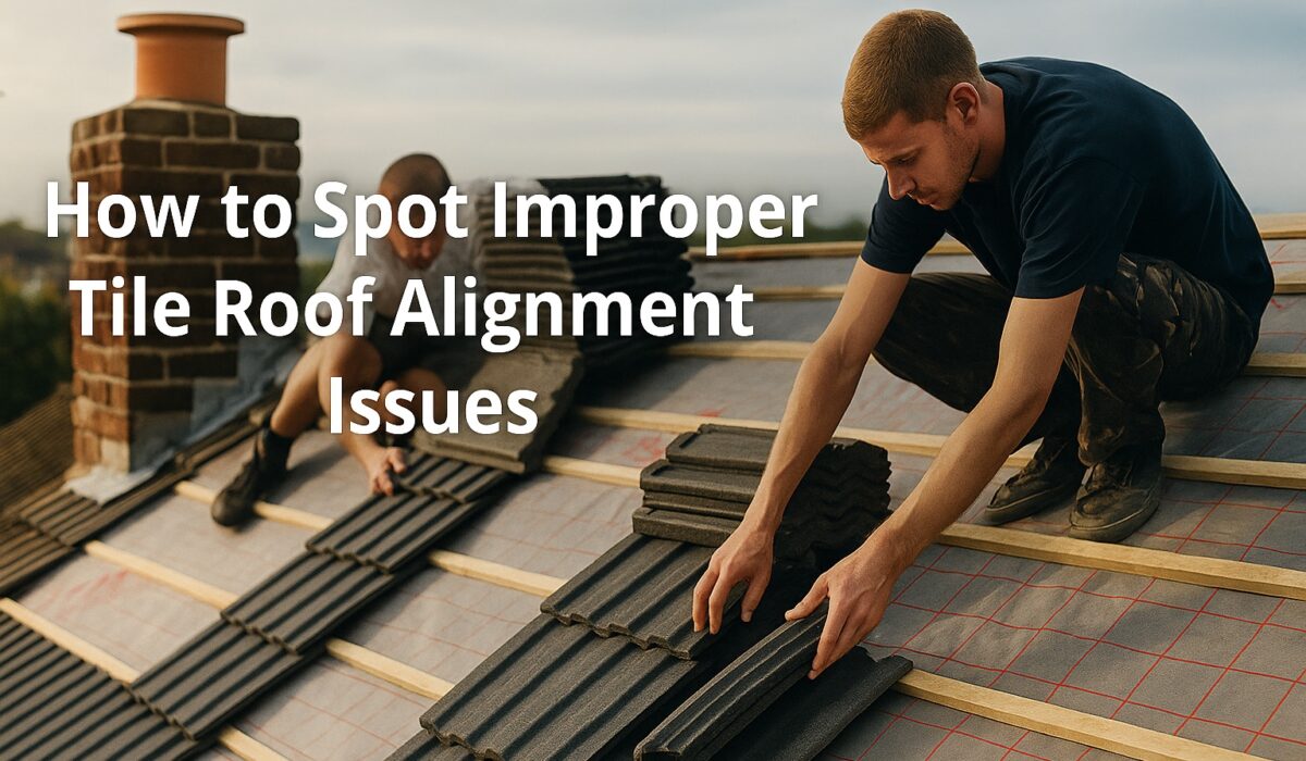 How to Spot Improper Tile Roof Alignment Issues