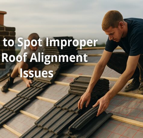 How to Spot Improper Tile Roof Alignment Issues
