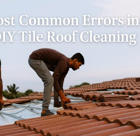 Most Common Errors in DIY Tile Roof Cleaning