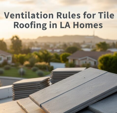 Ventilation Rules for Tile Roofing in LA Homes