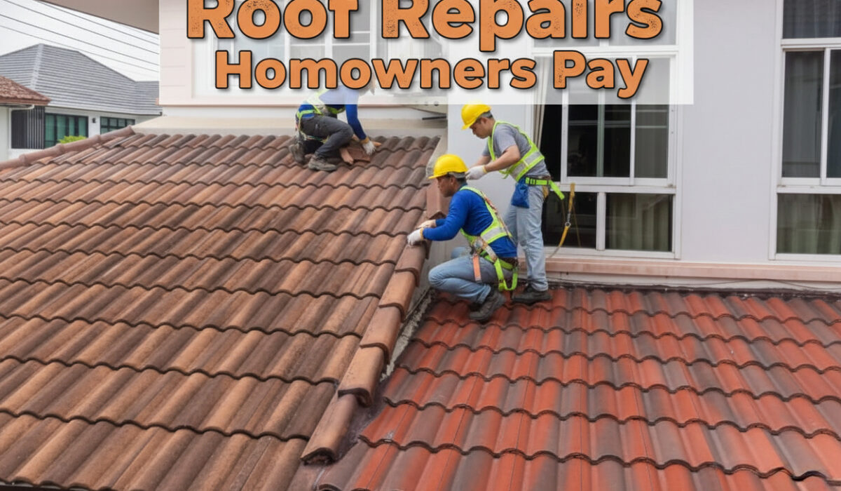 Roof Repairs Homeowners Pay for Most Often