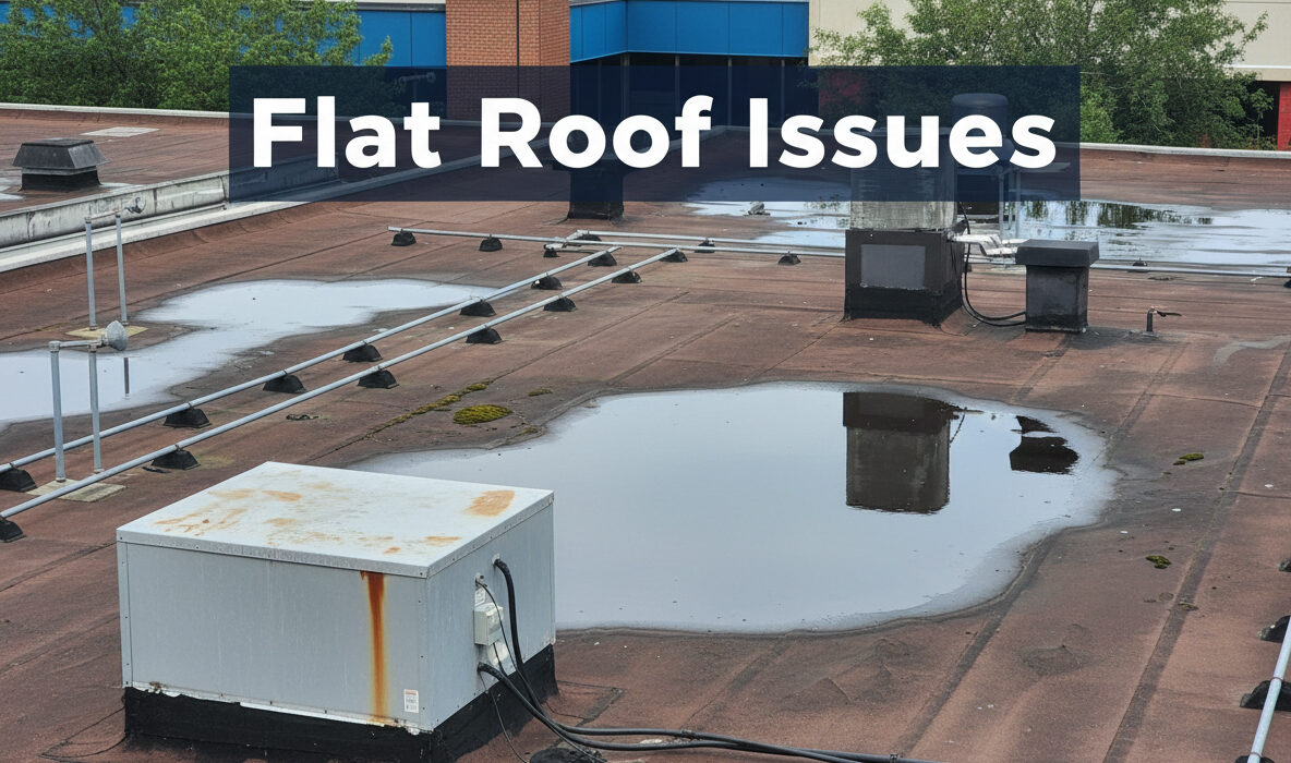 Flat Roof Issues That Turn Into Expensive Repairs