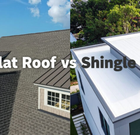 Flat Roof vs Shingle Roof Cost and Lifespan Comparison