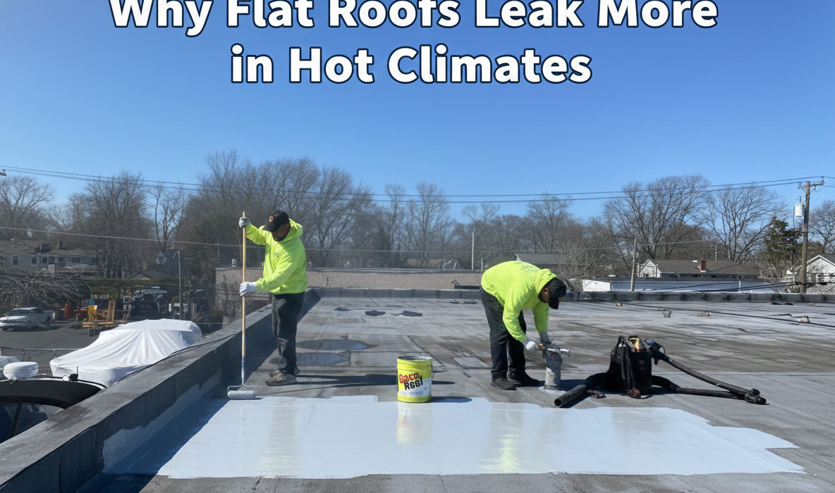 Why Flat Roofs Leak More in Hot Climates