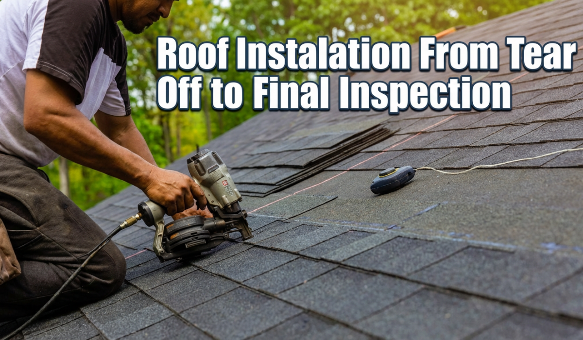 Roof Installation From Tear Off to Final Inspection